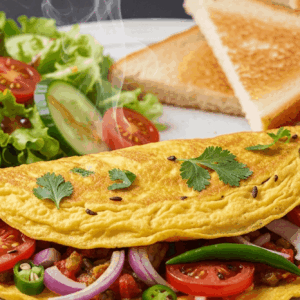 Masala Omlette 1 Egg