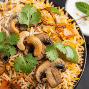 Mushroom Biryani