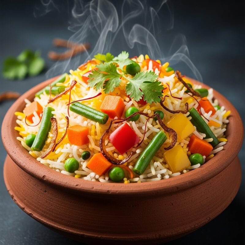 Claypot Veg Biryani