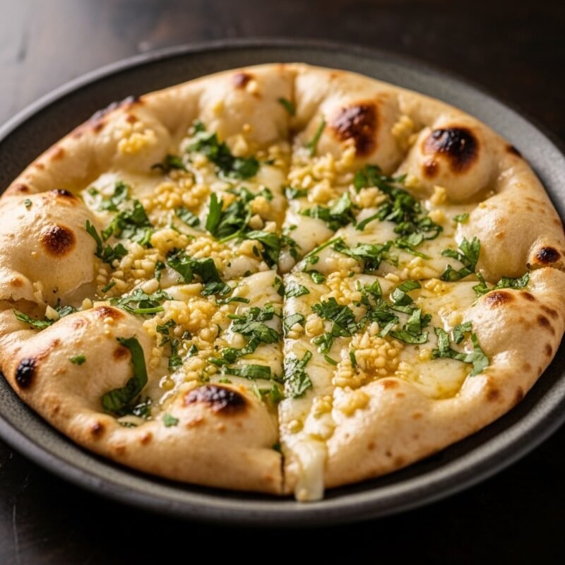 Garlic cheese naan