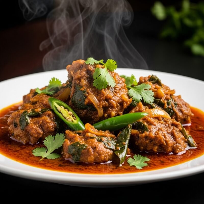 Gongura Mutton curry