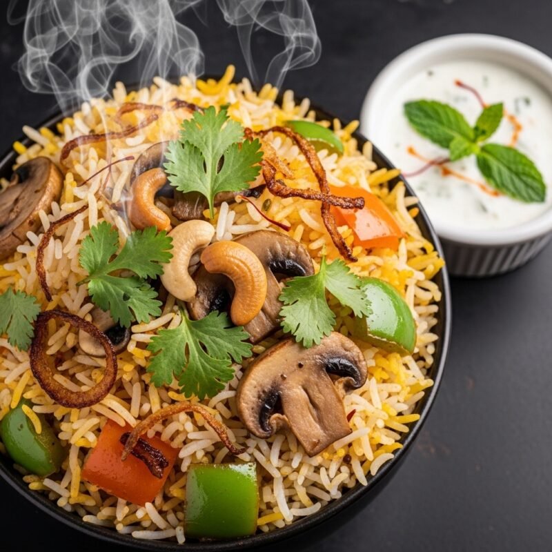Mushroom Biryani